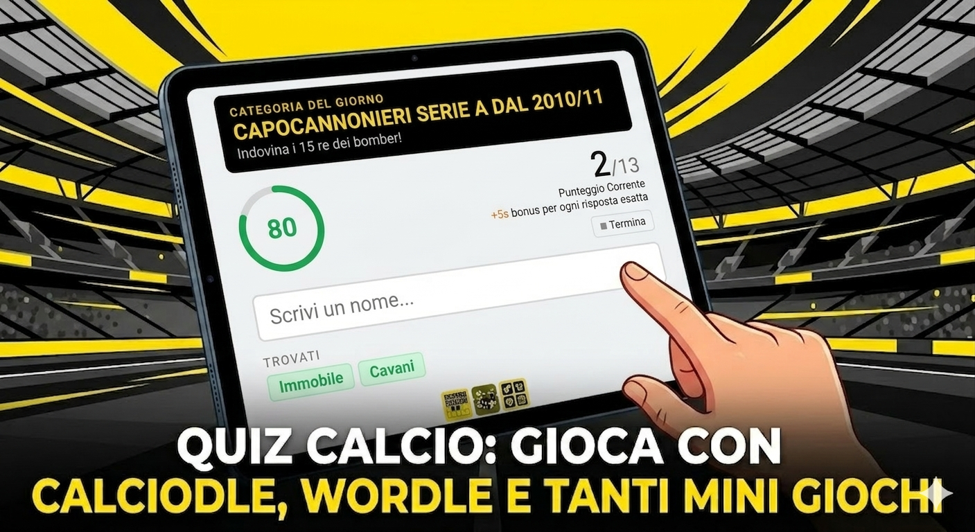 Quiz Calcio Universo Sportivo