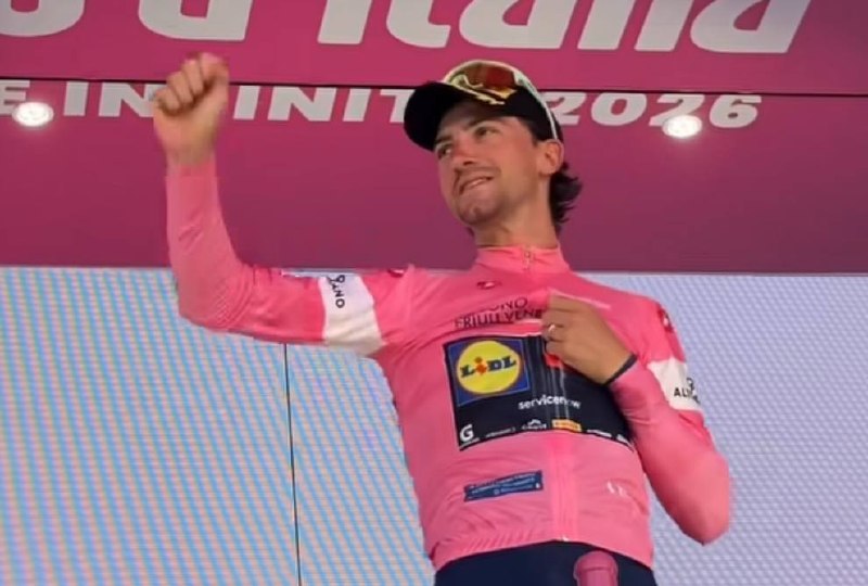 Ciccone maglia rosa Giro d'Italia