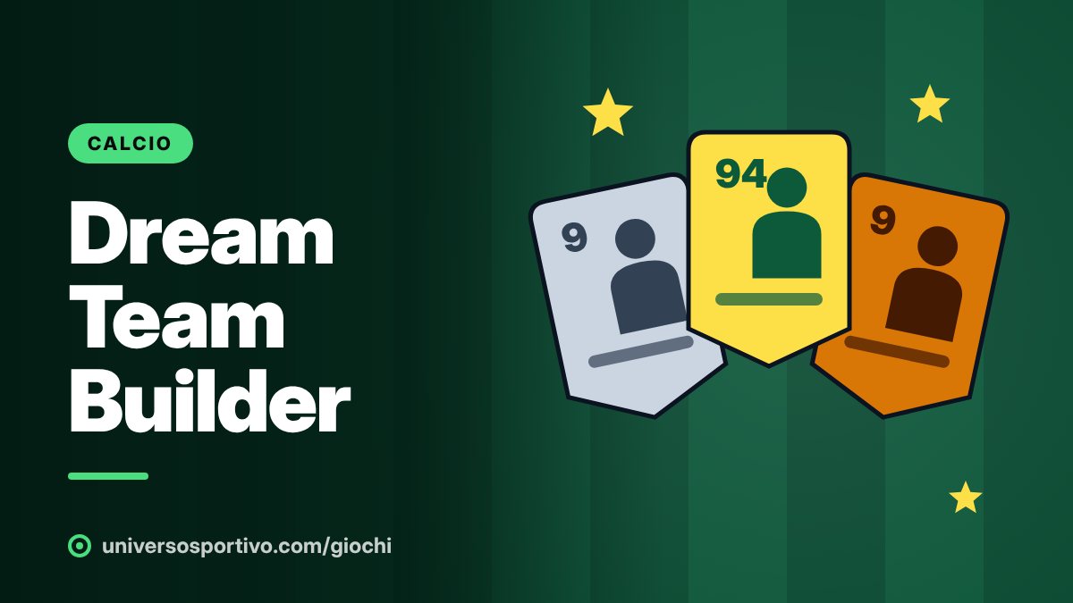 Dream Team Builder, gioco online gratis di Universo Sportivo: crea la tua squadra dei sogni