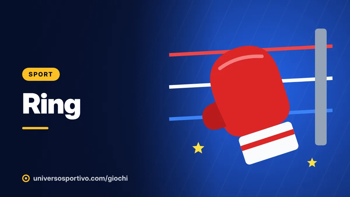 Ring, gioco online gratis di Universo Sportivo: schiva, para e contrattacca sul ring